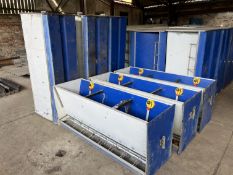 6 Eighteen space 2 sided weaner feeders