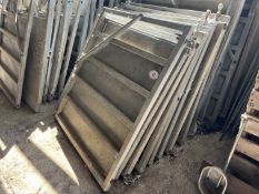 8 of 50" x 57" heavy duty pig gates with pins