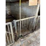 4 Balpor cast pig drinker troughs