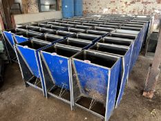 13 two space pig feeders