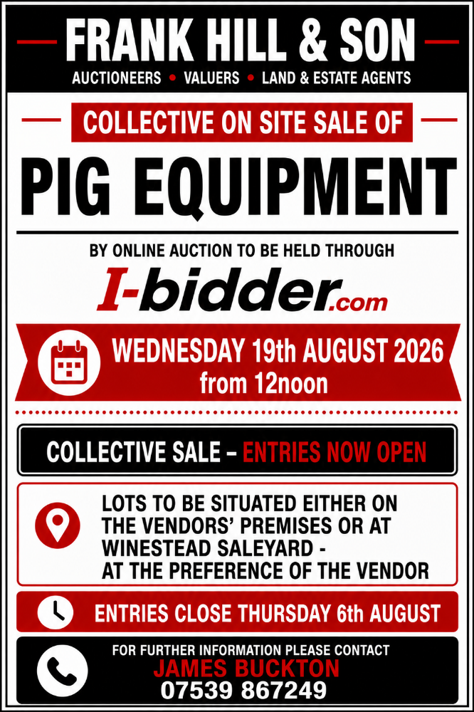 Onsite Collective Sale of Pig Equipment