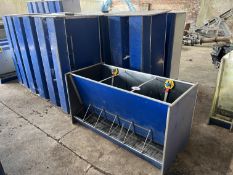 4 twelve space 2 sided weaner feeders