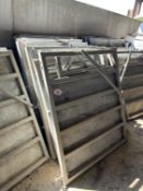 9 of 50" x 57" heavy duty pig gates with pins