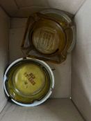 Selection of American ashtrays
