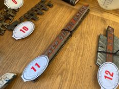 2 Fordson Super Major bonnet badge
