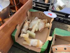 Box of animal ornaments