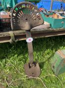 Metal tractor seat by Picksley, Sims & Co