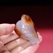 Exquisite antique, natural agate phoenix