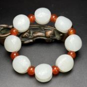 Exquisite Hetian jade turtle shell