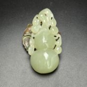 Exquisite Hetian jade gourd