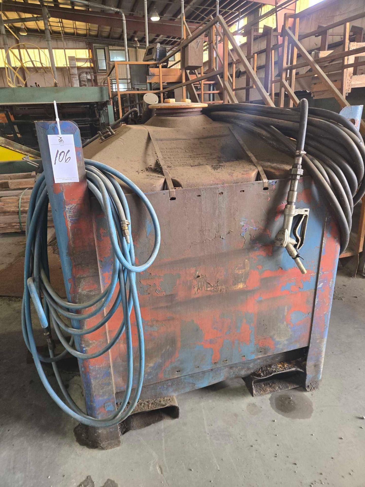 Portable Diesel Fuel Tank w/ Forklift Pockets