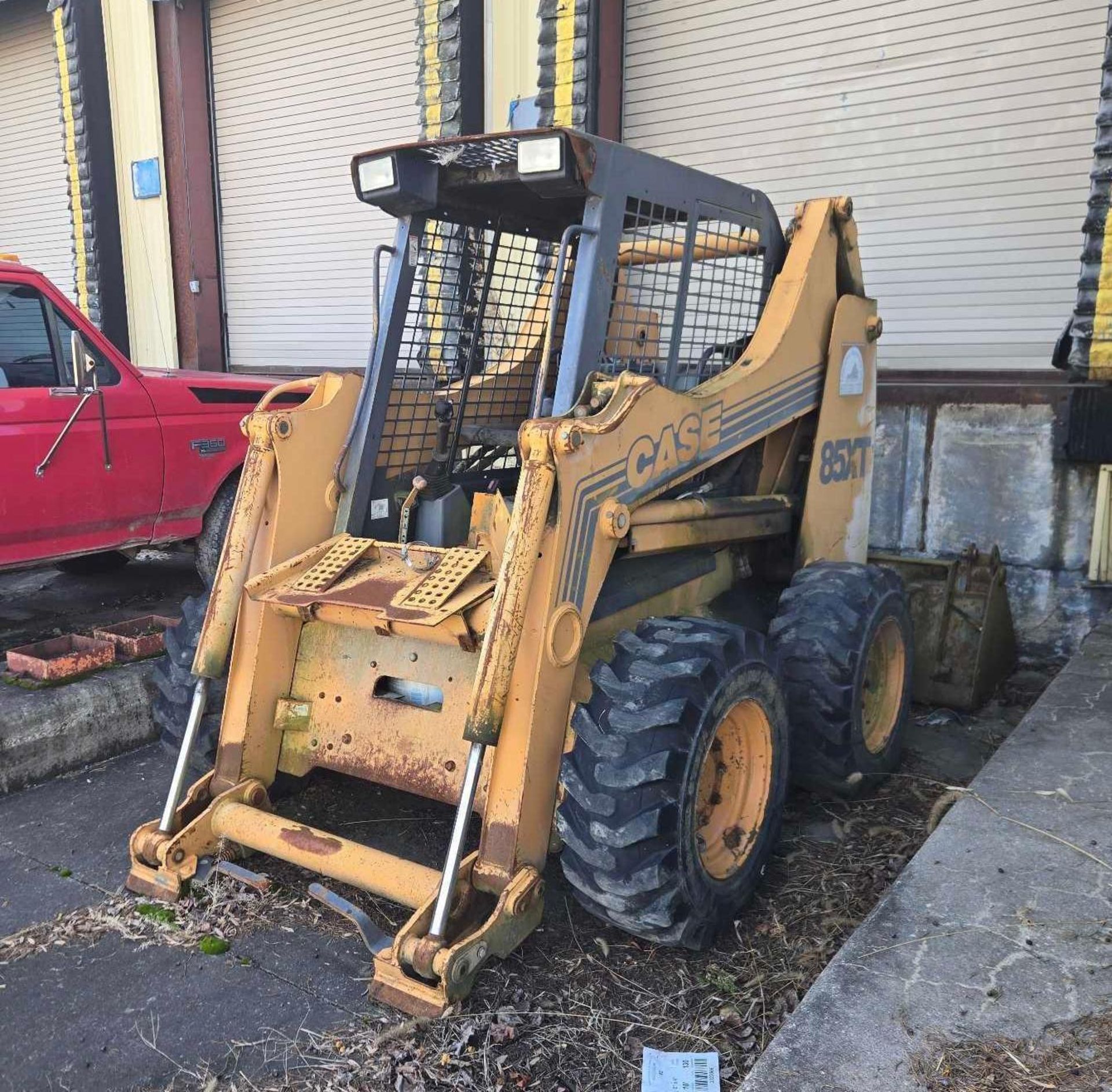 Case 85XT Excavator with Bucket