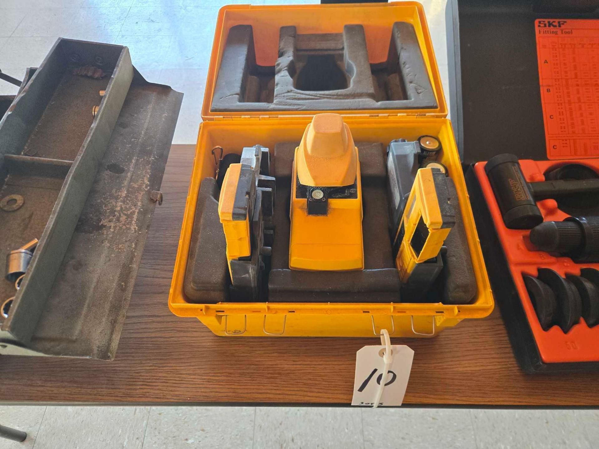 Combustion Analyzer, SKF Fitting Tool, Laser Leveling System, Tool Box, (6) Bottles Bernzomatic - Image 7 of 18