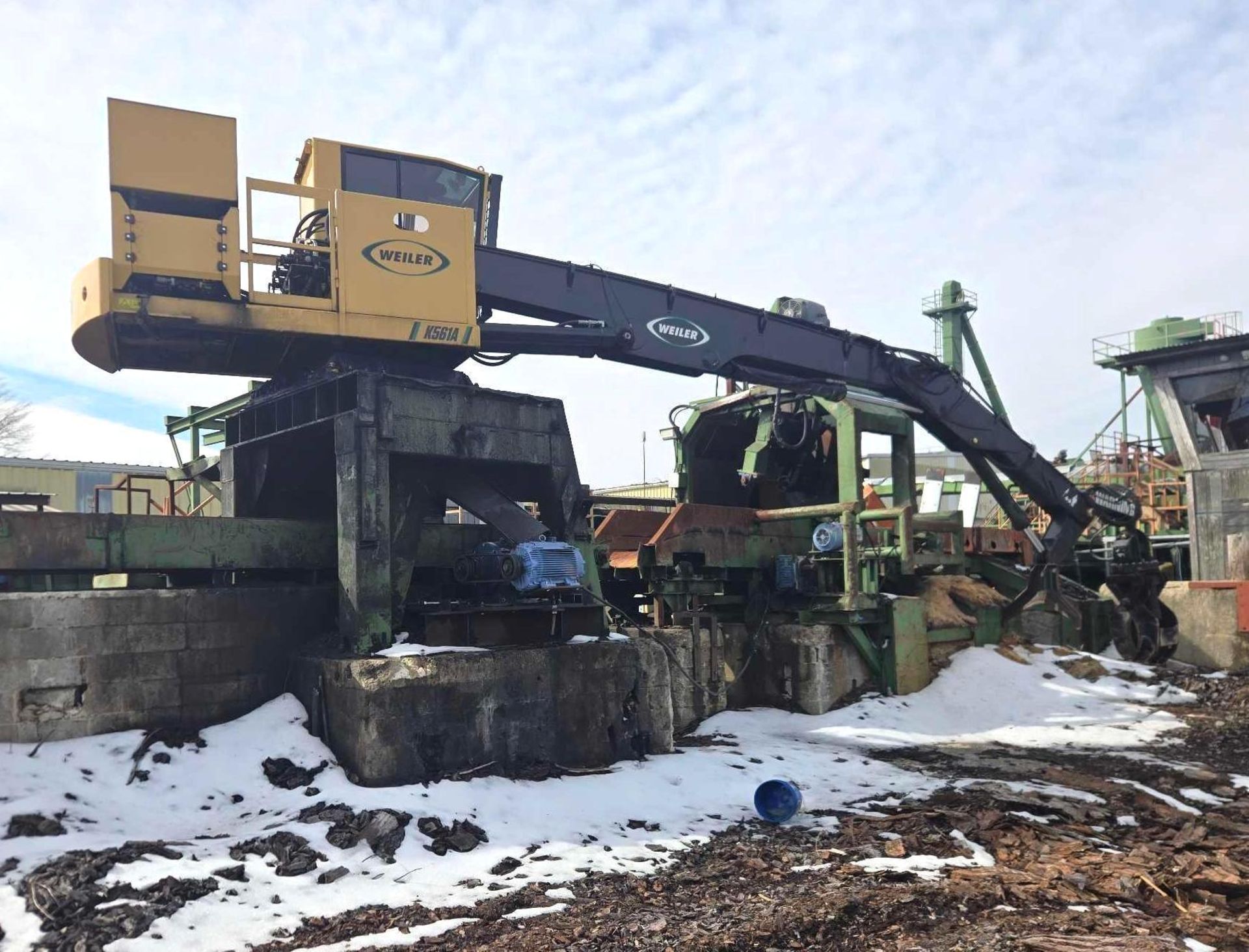 (2023) Weiler K561A Stationary Knuckle Boom Loader w/ LIve Heel