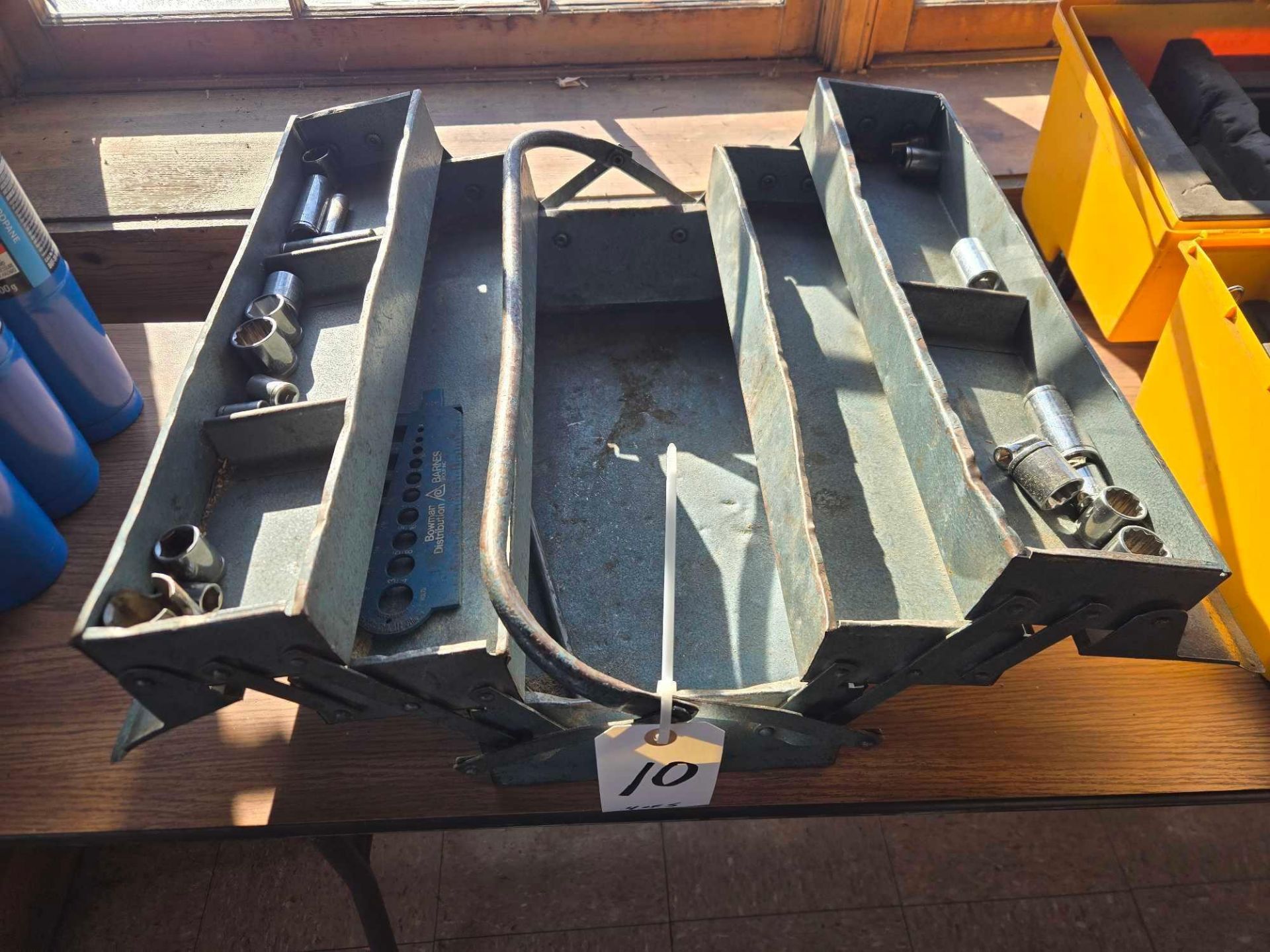 Combustion Analyzer, SKF Fitting Tool, Laser Leveling System, Tool Box, (6) Bottles Bernzomatic - Image 10 of 18