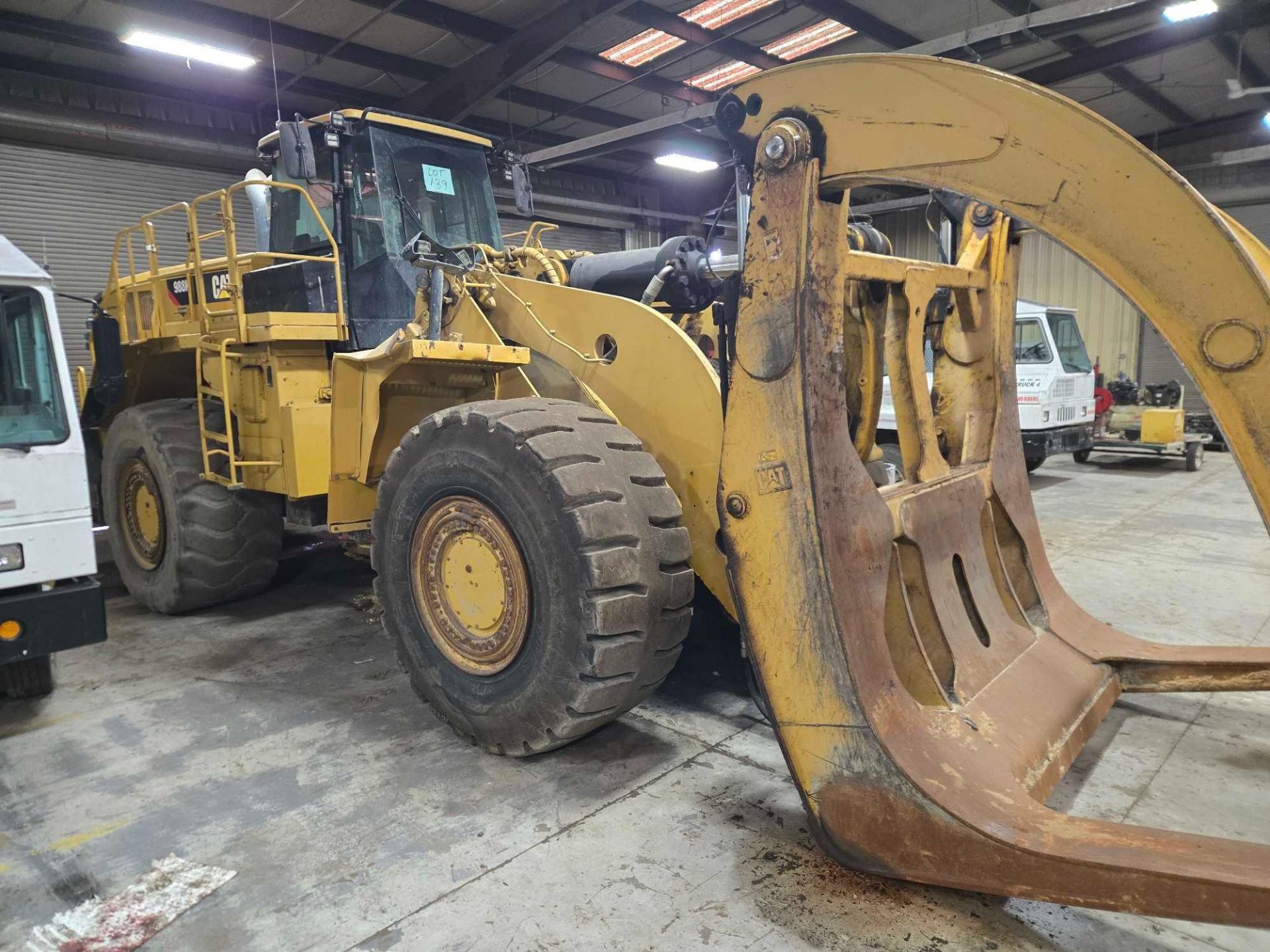 (2014) Caterpillar 988K Wheel Loader, 530-HP w/ Log Grapple