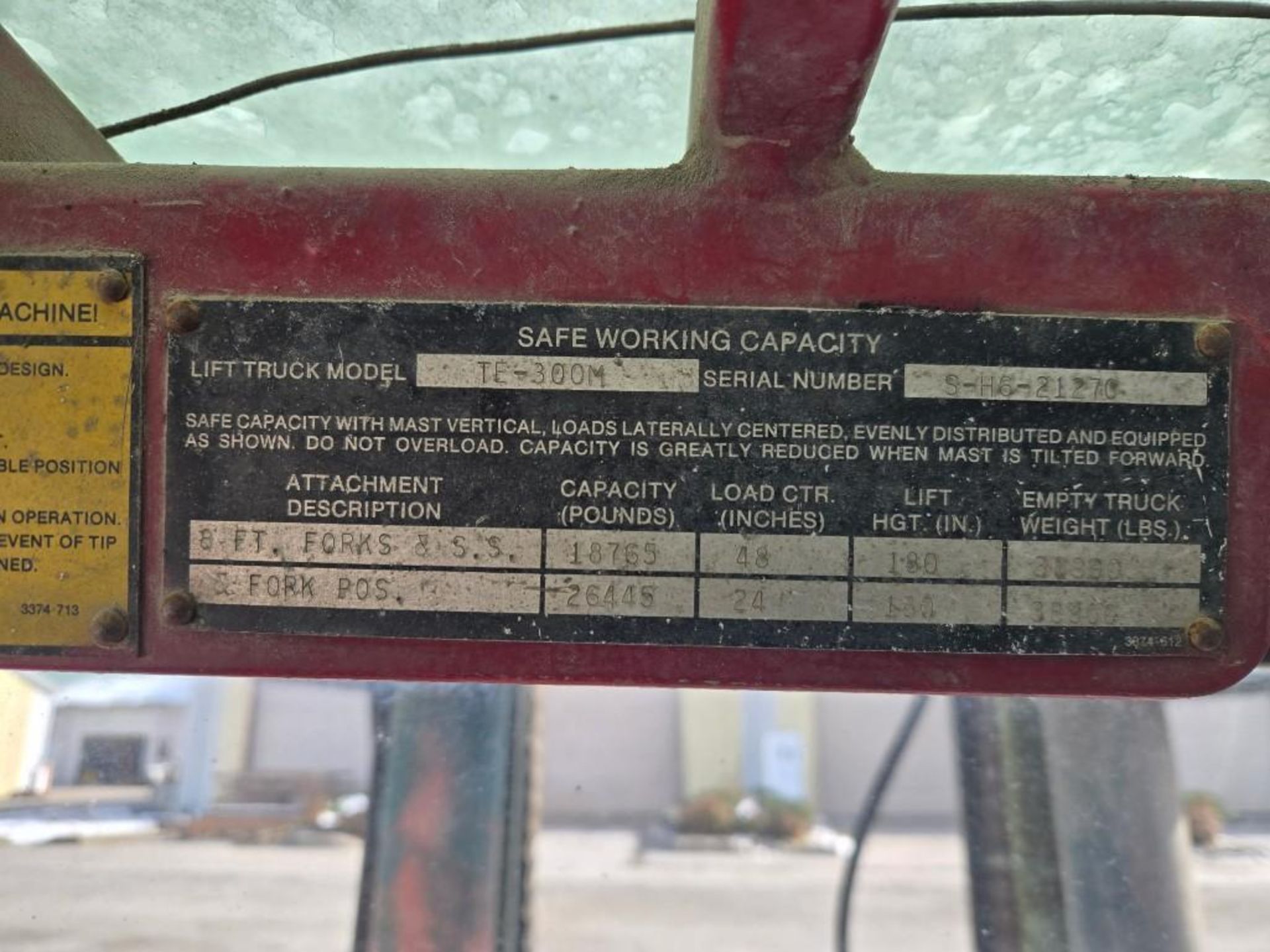 (1991) Taylor Forklift TE-300M - Image 6 of 6