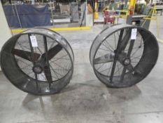 (2) Portable Cooler 42" Drum Fans