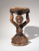 Zeremonial-Hocker der Luba-Shankadi (Karyatide) | Kongo