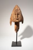 Kopf einer weiblichen Figur "Jo Njelini" der Bamana | Mali