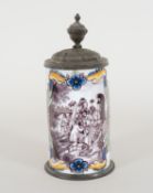 Fayence | Walzenkrug | Nürnberg, um 1750