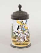 Fayence | Walzenkrug | Crailsheim, um 1770