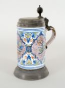 Fayence | Walzenkrug | Rudolstadt, 1741