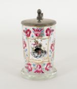 Glas | Walzenkrug | Oberschwarzenberg Südböhmen/Österreich, um 1840