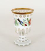 Glas | Fußbecher | Böhmen, 19. Jahrhundert