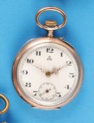 Alpina Silbertaschenuhr mit Zylindergang