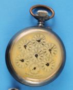 The Normal Watch Metall-Taschenuhr mit Weltzeit-Angaben
