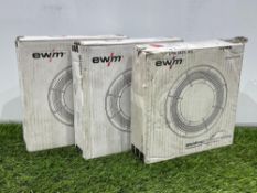 3no. Boxed & Unused Reels of EWM Welding Wire, ToInclude; 2no. FCW 71T (0.9mm) & 1no. SW5356 Mg5 (