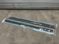 2no. Unused Freestanding Welding Screens, Approx. 1890mm h x 1810mm w