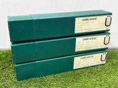 3no. Packs of Carboweld Carbo 4316 AC Welding Electrodes, 4mm (Dia) x 350mm (l)
