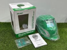 Boxed & Unused Migatronic Focus ADF Welding & Grinding Helmet, With Manual and Replacement Lenses