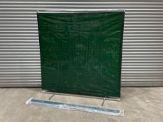 2no. Unused Freestanding Welding Screens, Approx. 1890mm h x 1810mm w