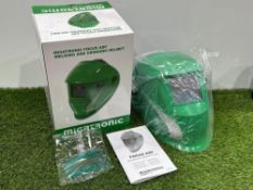 Boxed & Unused Migatronic Focus ADF Welding & Grinding Helmet, With Manual and Replacement Lenses