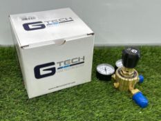 Boxed & Unused G Tech Single Stage 2-Gauge Argon Regulator