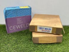 3no. Boxed & Unused Reels of Assorted Welding Wire, To Include; 1no. Ceweld CuSi 3 0.8mm & 2no.