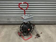 Portable Pallet Strapping Station, To Include; Tensioner, Clips and Reel of Strapping