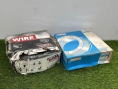 2no. Boxed & Unused Reels of Welding Wire, To Include; Oerlikon Fluxofil M8 Cored Wire & Lincoln