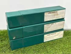 3no. Packs of Carboweld Carbo Albro AC Welding Electrodes, Sizes Include; 2no. 2.5mm (Dia) x
