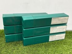 6no. Packs of Carboweld Carbodur 68 Welding Electrodes, 5no. 2.5mm (Dia) x 350mm (l) & 1no. 3.2mm (