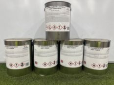 4no. Manor Coating Systems Q.D Phosphate HB420 Grey Primer; 5L & Manor Coating Systems Etching