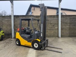 Unreserved Online Auction - Jungheinrich LPG Twin Mast 2.5T Forklift Truck