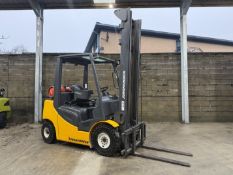 Jungeinrich Counter Balance 2.5T Forklift Truck, Operating Hours: 4,362, LPG, Twin Mast, Side Shift,