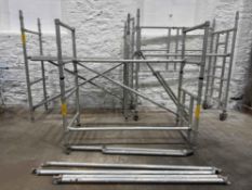 Single Width Scaffolding Quick Form Aluminium Stairspan-Tower Please Note: Measurements indicative