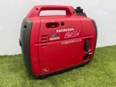 Honda EU 20i Petrol Inverter Generator Nominal Output 2 KVA Nominal Voltage 230v, Engine Power 2.