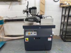 iTech SM512TS Tilting Spindle Moulder, 7.5hpwith Triple Roller Power Feeder Fitted and Cutters as
