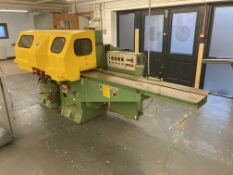 Wadkin GD4 Foursider Planer with Additional Tersa Blocks Fitted Serial no. GD - 358 3 Phase